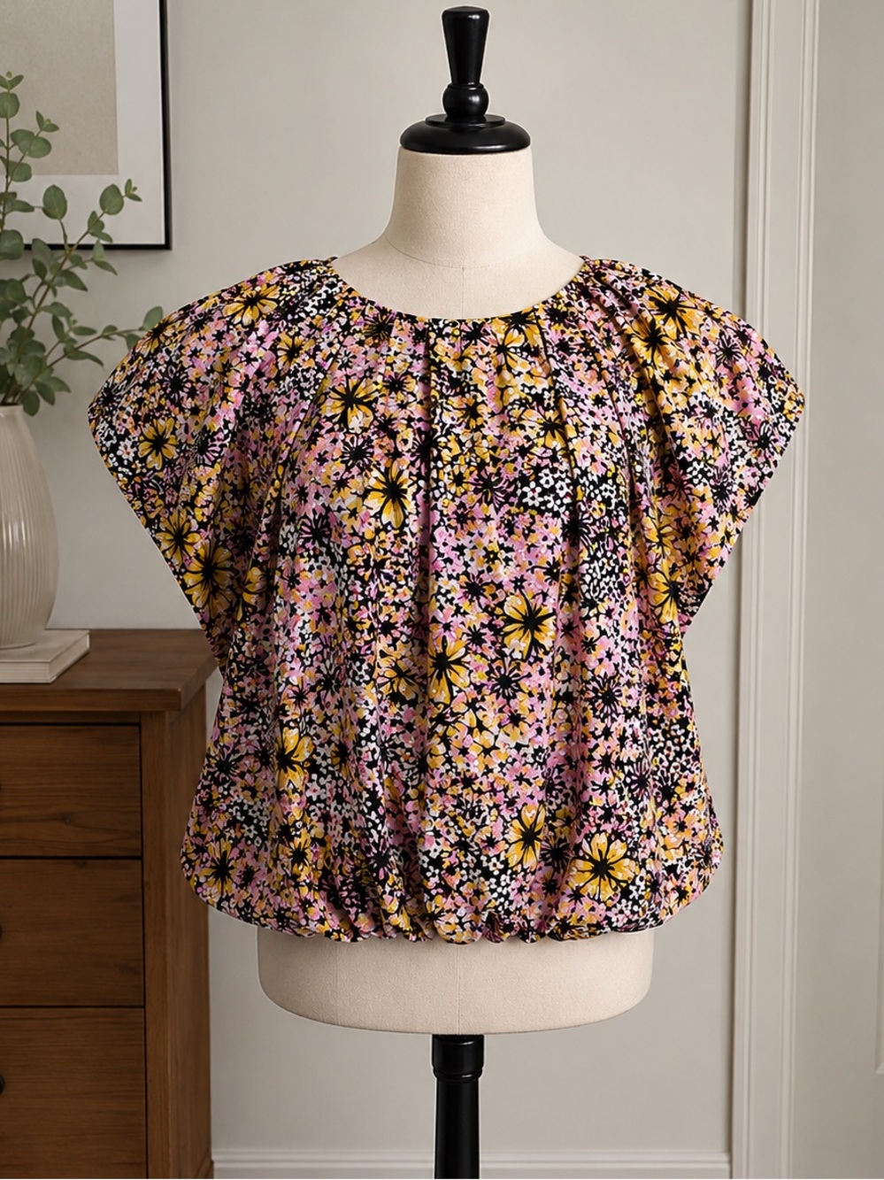Dries Von Noten Floral Balloon Blouse